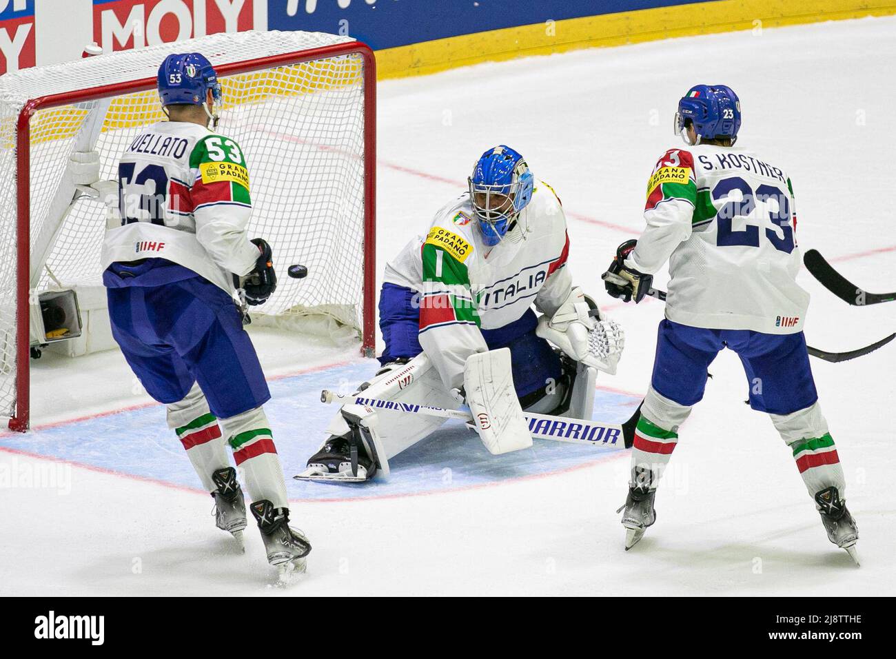 Ice Hall, Helsinki, Finland, May 18, 2022, OVERTIME GOAL GALLET Hugo