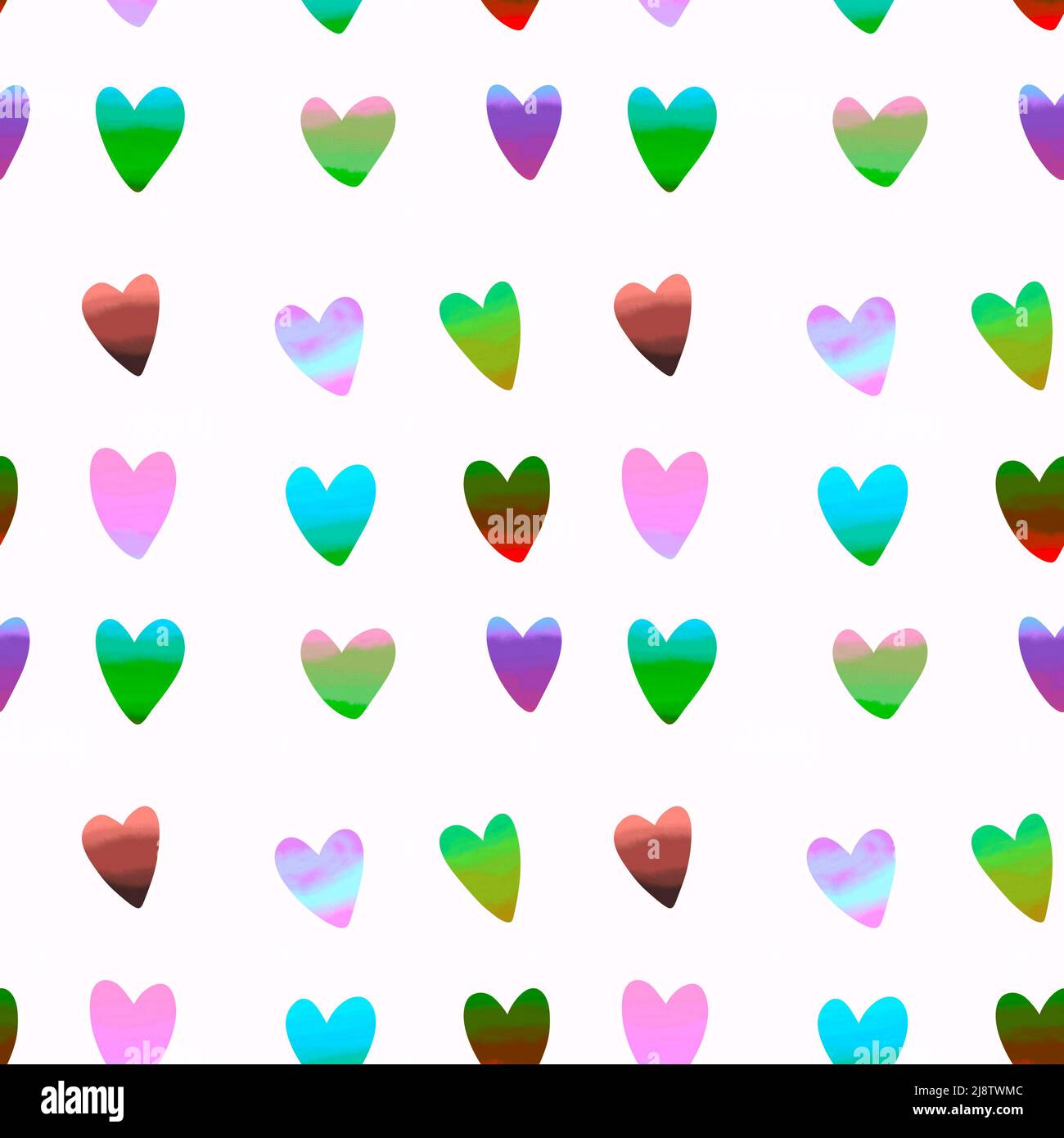 Seamless valentines pattern with hearts for postcard and gifts and ...