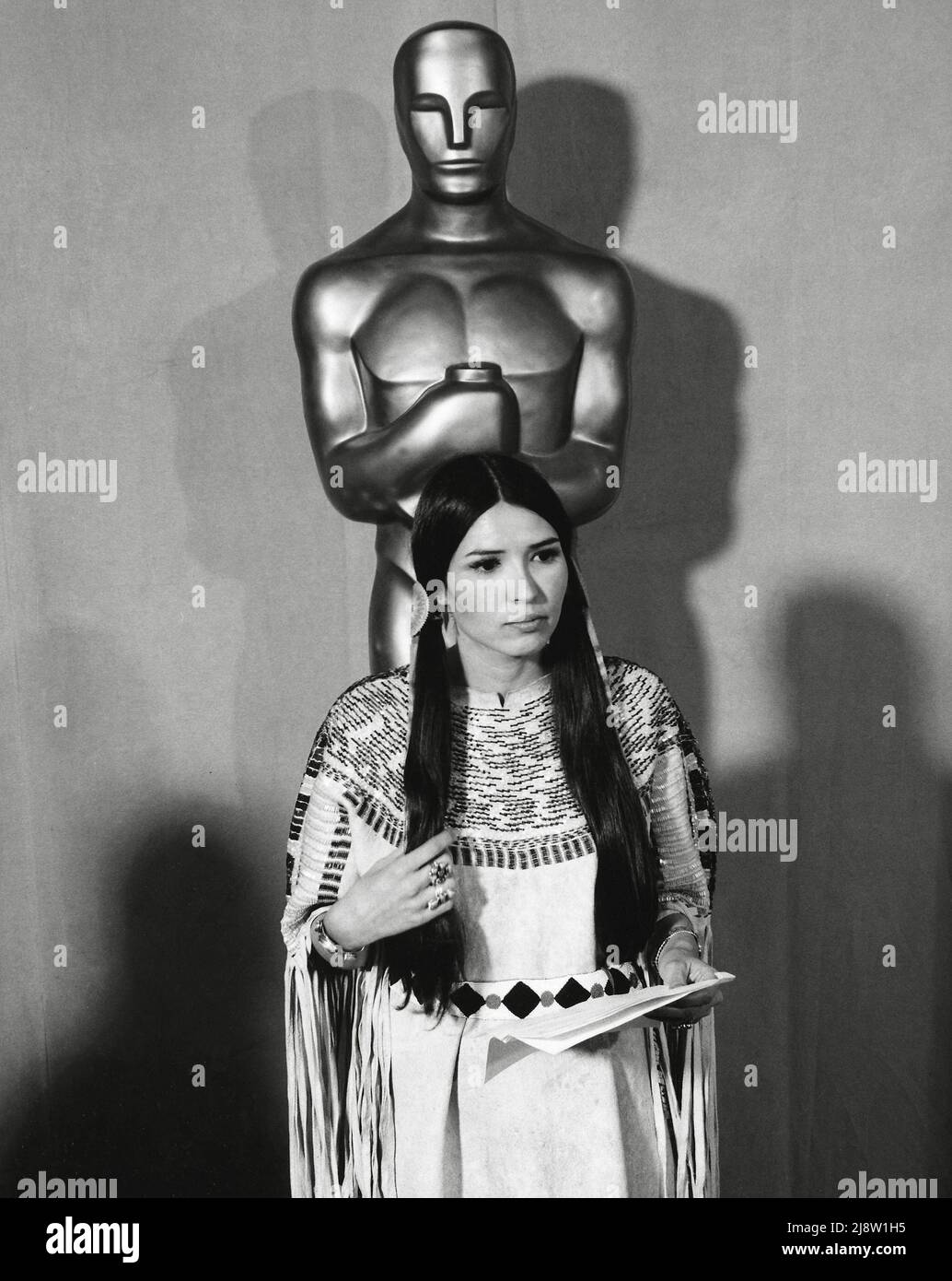 Sacheen Littlefeather, (Appearing for Best Actor winner Marlon Brando), 45th Academy Awards