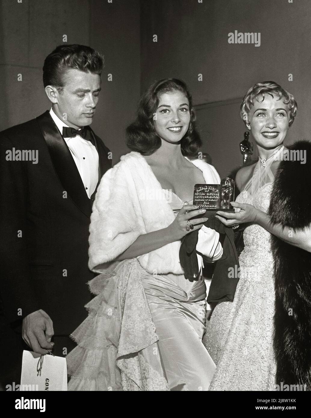 James Dean, Pier Angeli, Celeste Holm at the 26th Academy Awards
