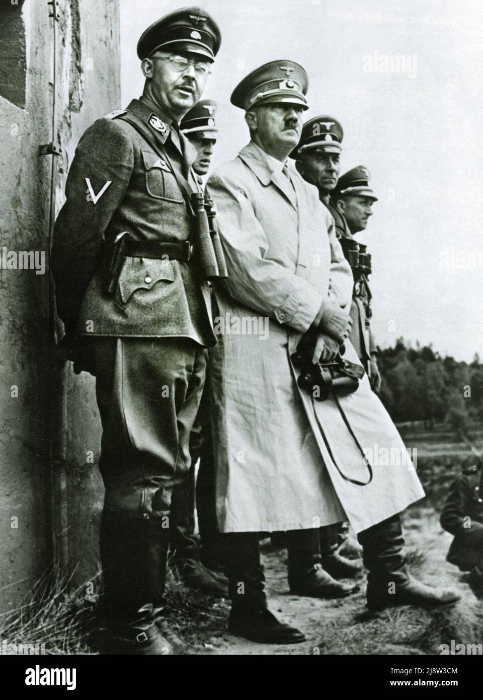Adolf Hitler and Heinrich Himmler Stock Photo