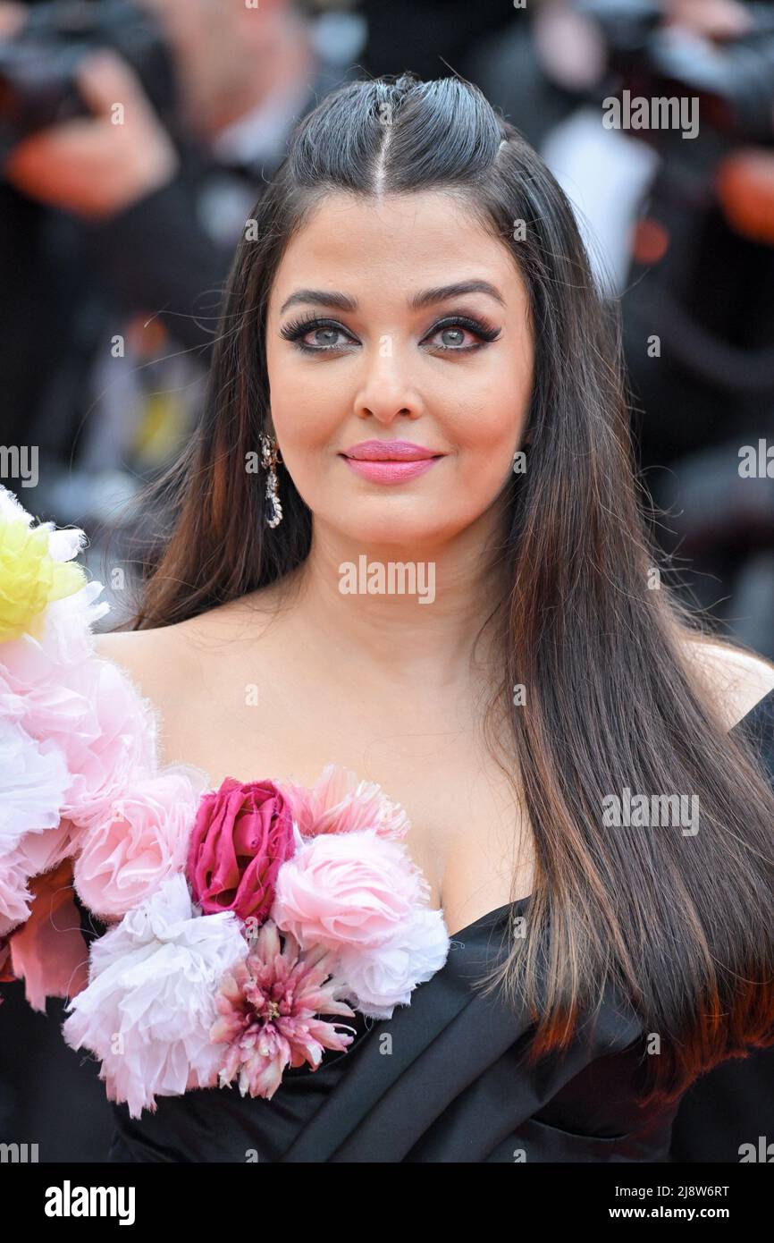 aishwarya rai bachchan attends the screening of 'top gun- maverick' during  the 75th cannes film festival in cannes, france-180522_13