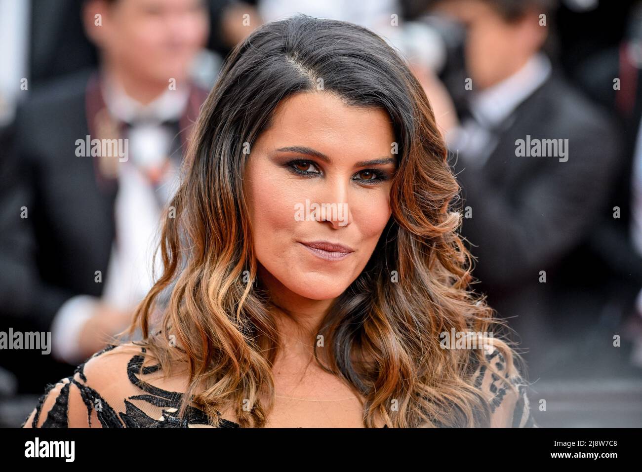 Karine Ferri attending the premiere of the movie Top Gun 2 Maverick