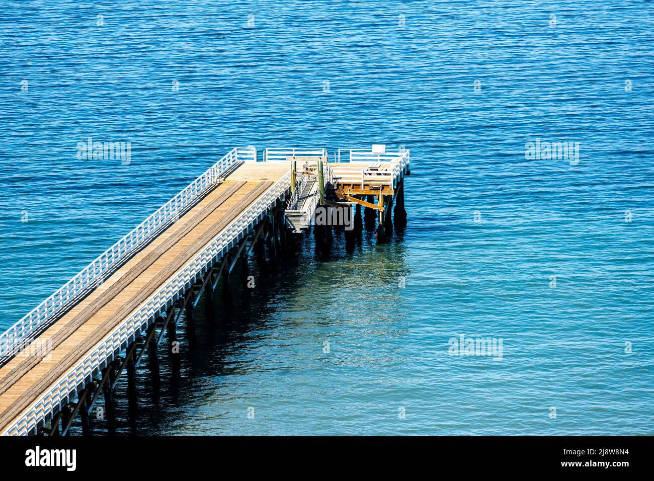Prisoners Harbor Dock on Santa Cruz Island in Channel Islands National