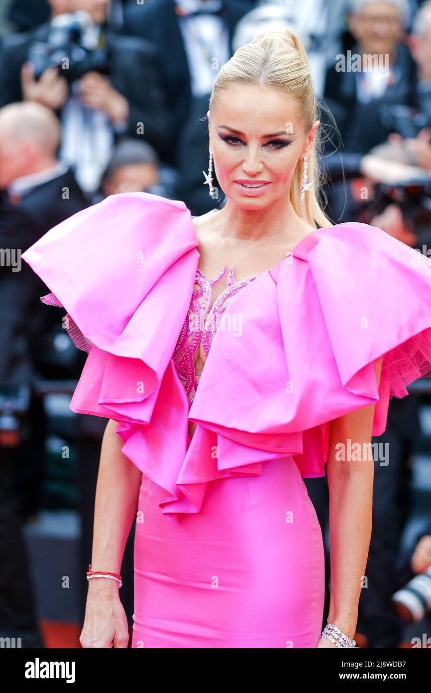 Cannes, France. 18th May, 2022. Cannes, France, Wednesday, May. 18, 2022 Adriana Karembeu is