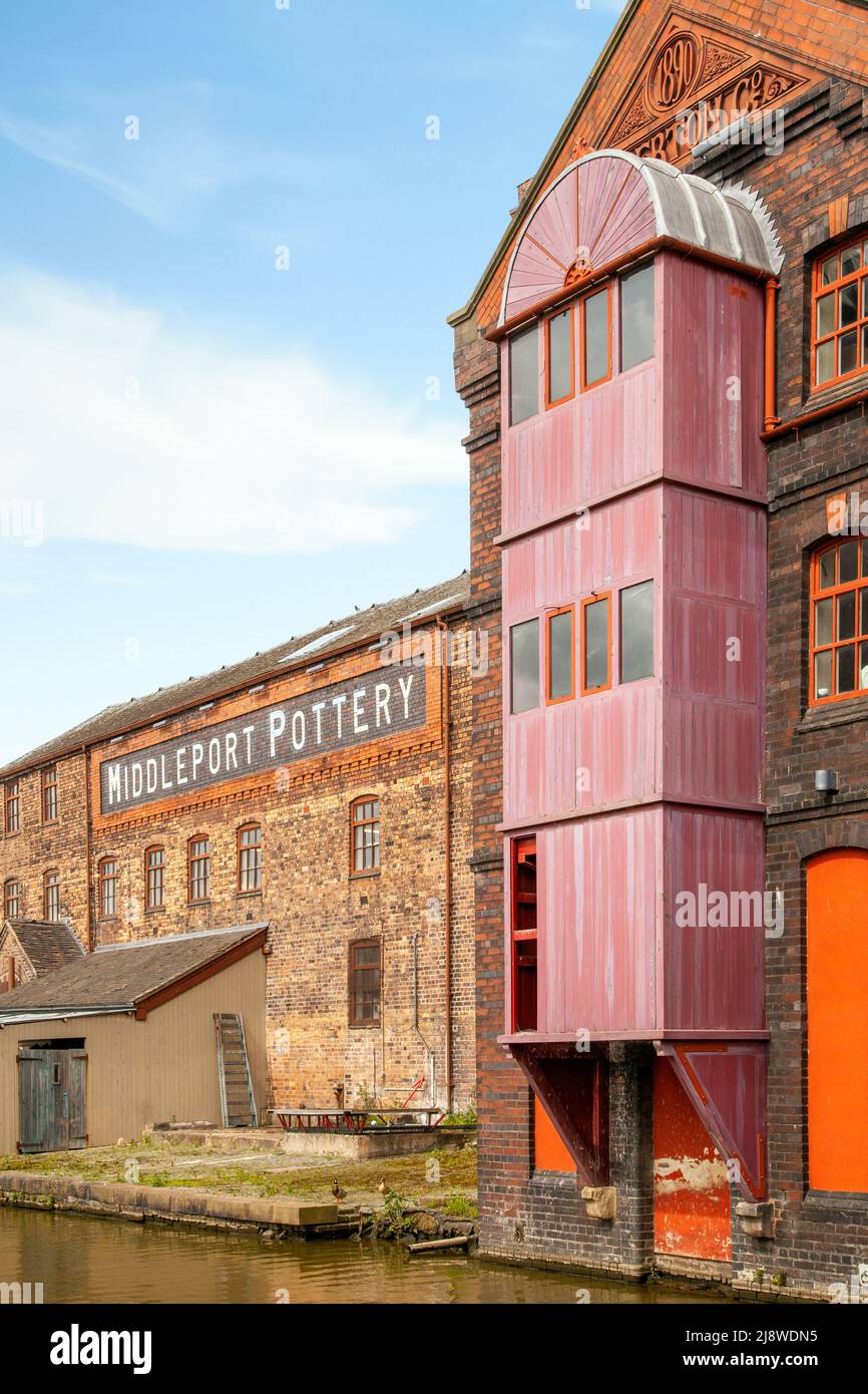 Middleport pottery factory Stoke on Trent Staffordshire England Stock