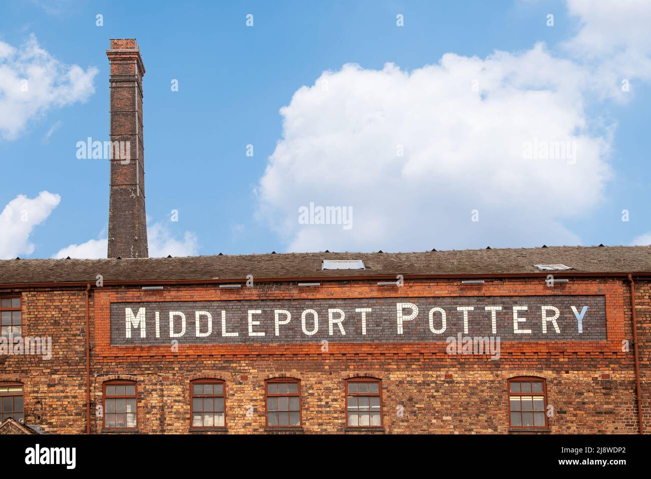 Middleport pottery factory Stoke on Trent Staffordshire England Stock