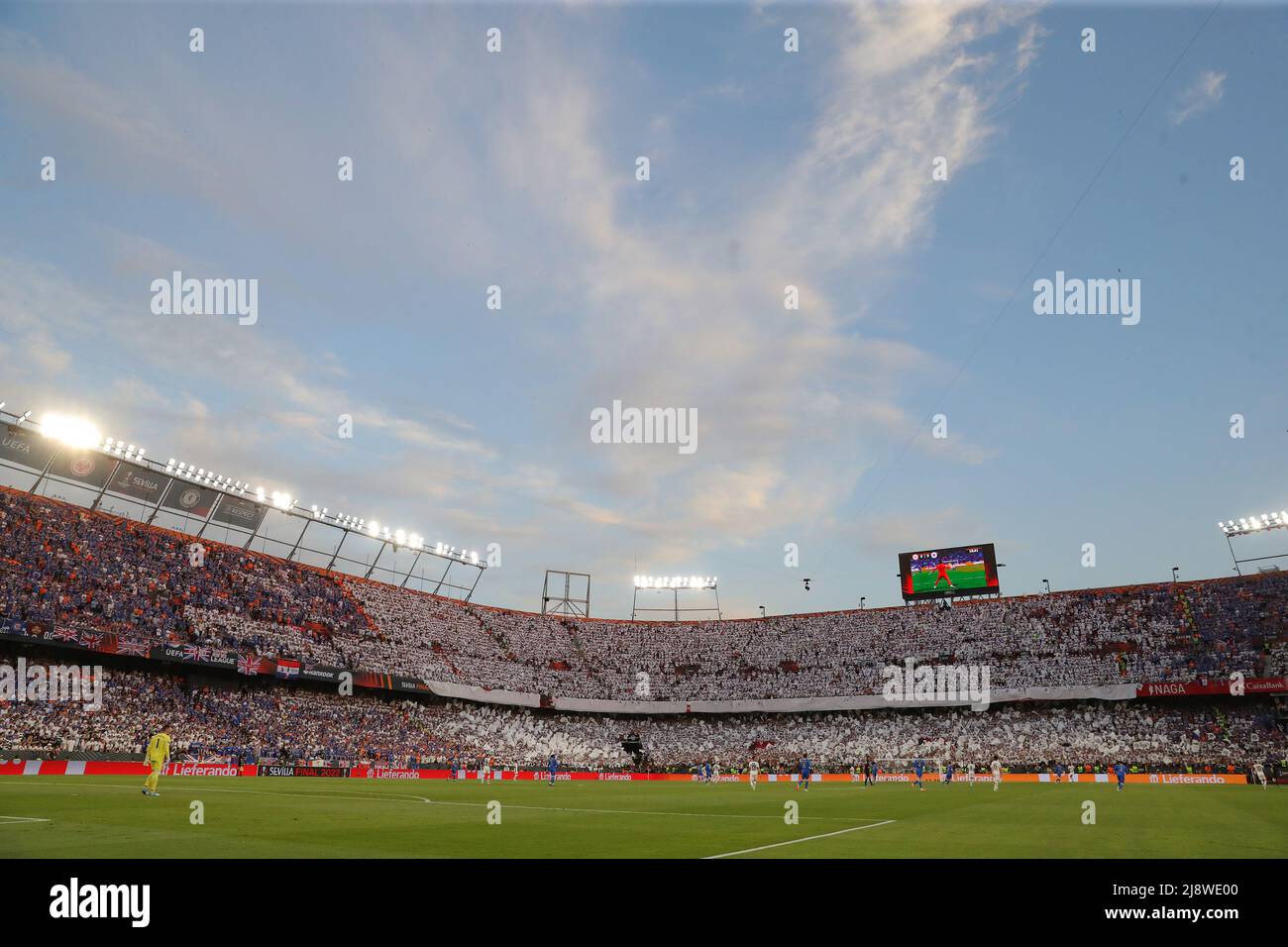 Sevilla, Spain. 17th May, 2022. A general view during the UEFA Europa League match at Ramon Sanchez-Pizjuan Stadium, Sevilla. Picture credit should read: Jonathan Moscrop/Sportimage Credit: Sportimage/Alamy Live News Stock Photo
