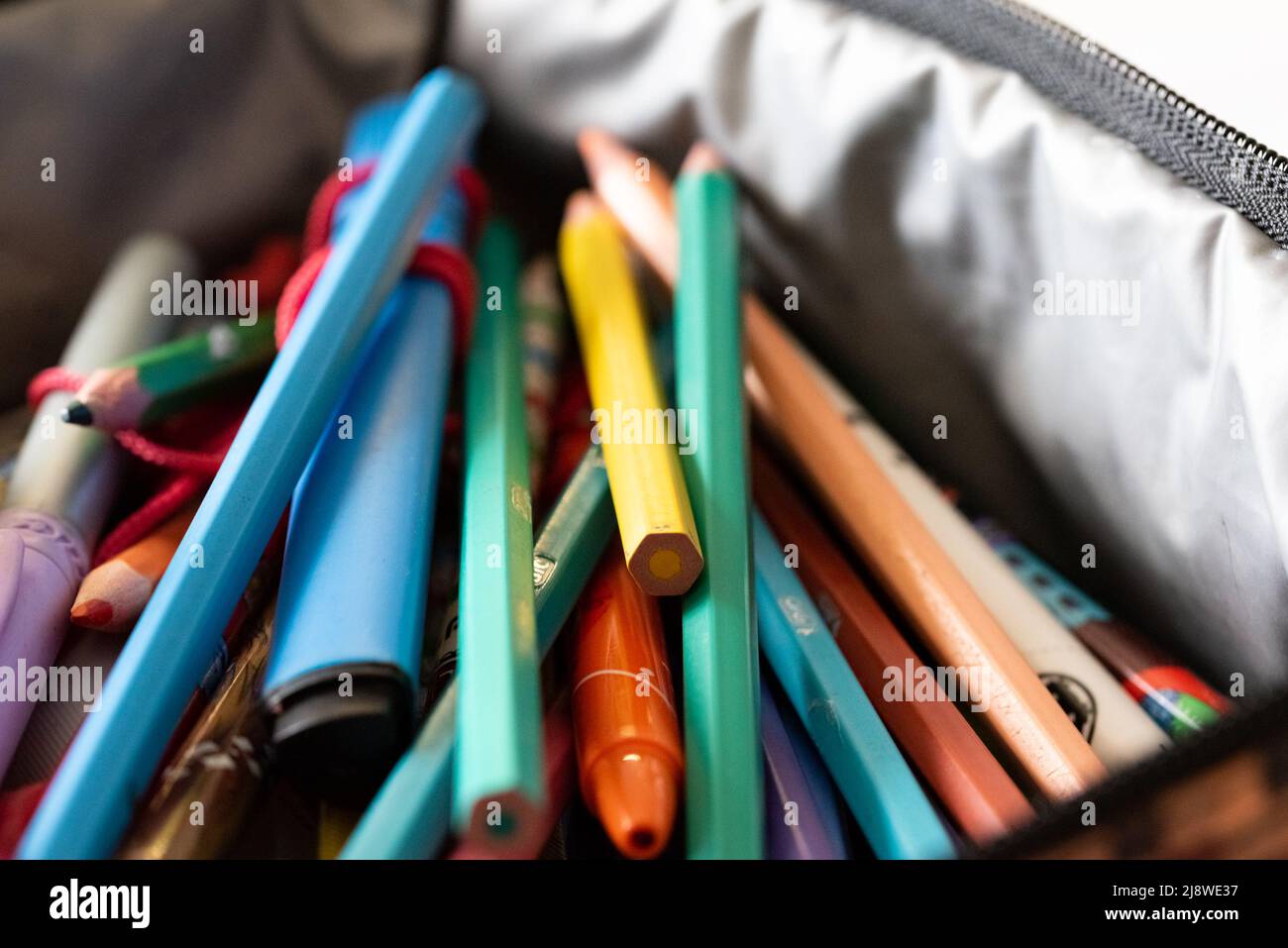 School Stationary, Pencil Case, Pens, Crayons