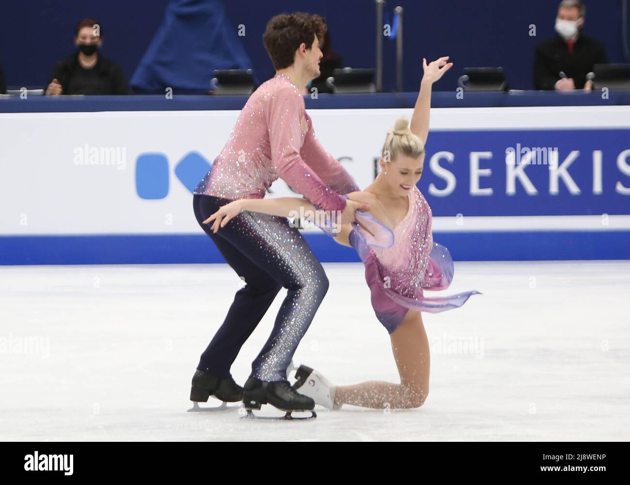 Piper Gilles / Paul Poirier of canada during the ISU World Figure