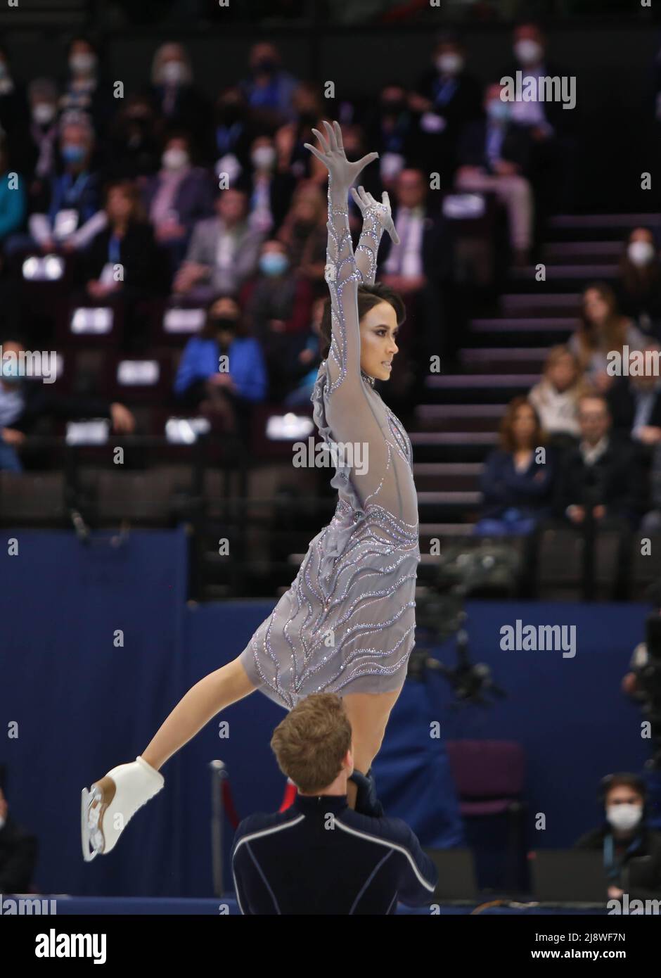 Madison Chock / Evan Bates of Canada during the ISU World Figure
