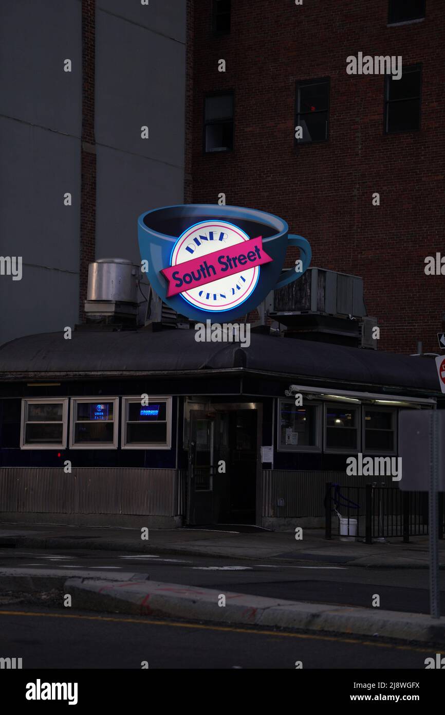 Old school diner hi-res stock photography and images - Alamy