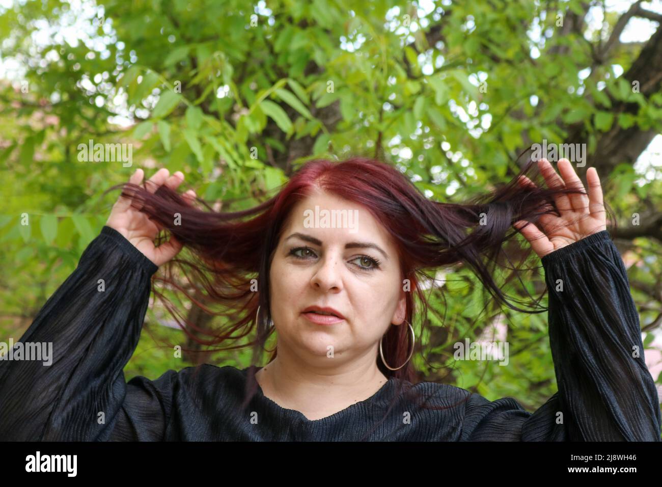 Redhead mature woman hi-res stock photography and images - Alamy