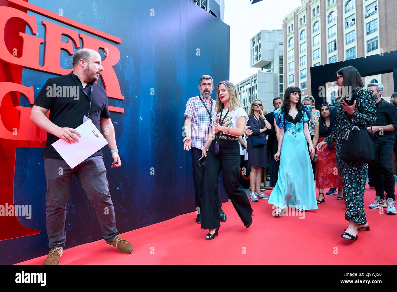 Madrid. Spain. 20220518,  Natalia Dyer attends ‘Stranger Things’ Season 4 Premiere at Callao Cinema on May 18, 2022 in Madrid, Spain Credit: MPG/Alamy Live News Stock Photo