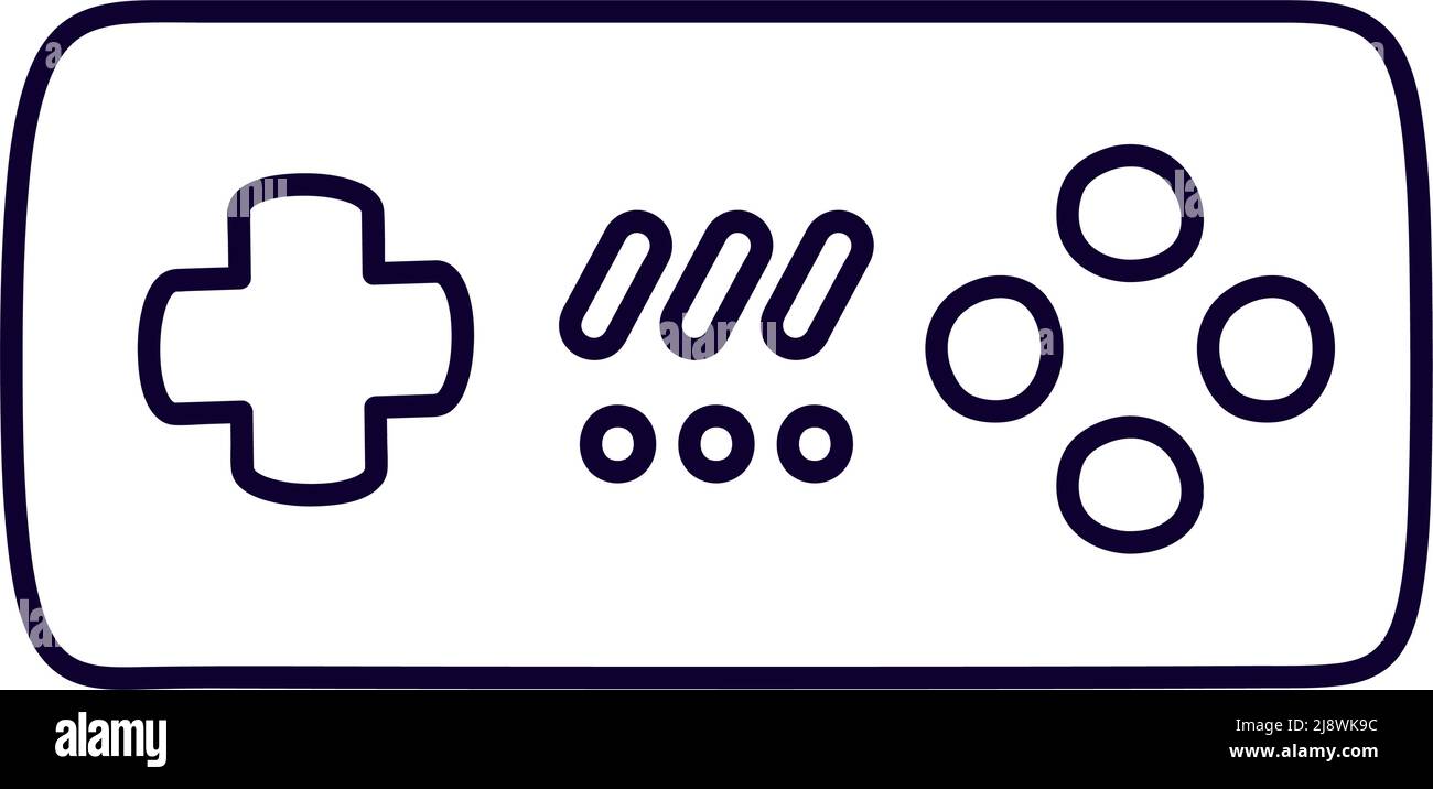 retro video games control Stock Vector Image & Art Alamy