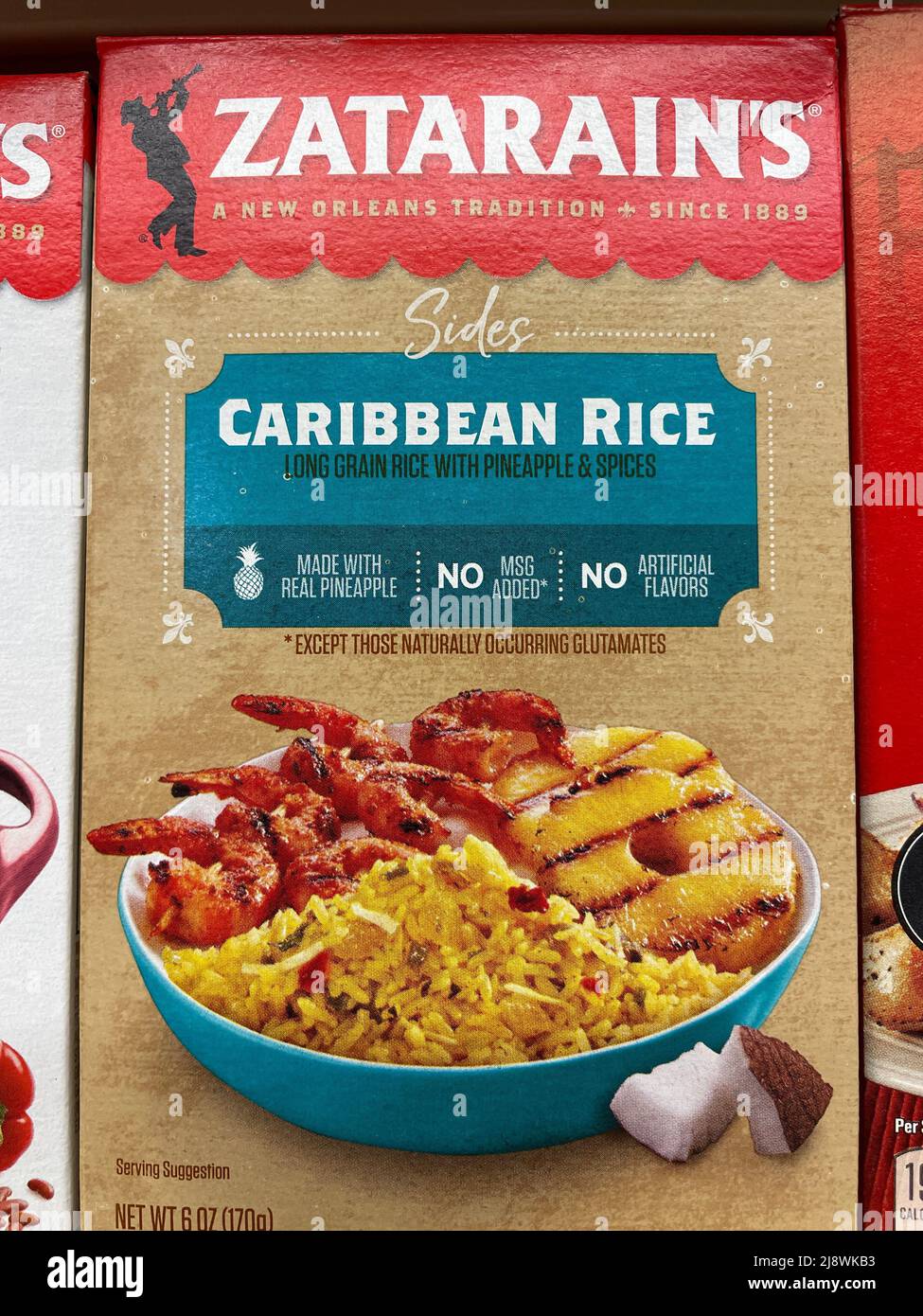 Zatarain's Caribbean Rice, 6 oz (Pack of 12)