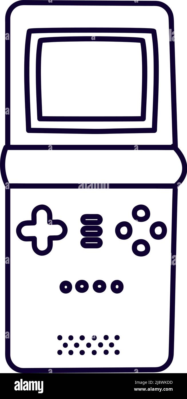 portable vidio game console Stock Vector Image & Art - Alamy