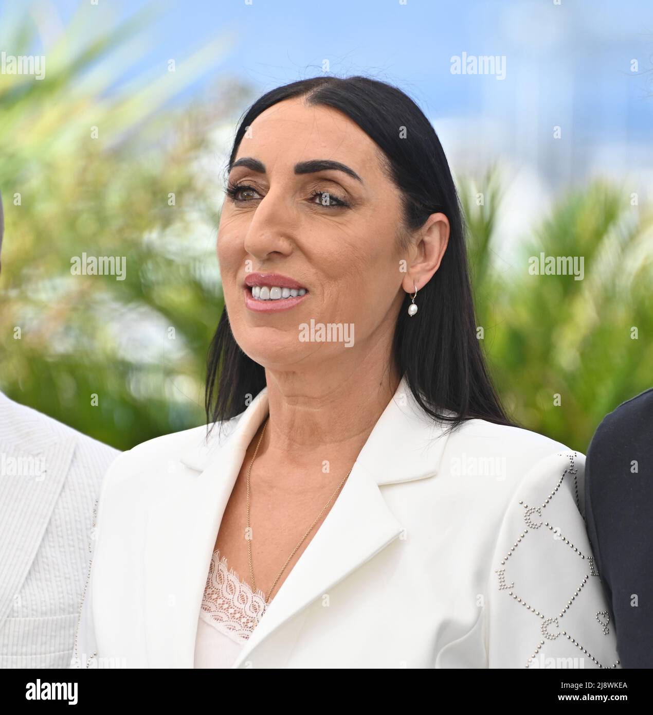 Cannes, France. 18th May, 2022. CANNES, FRANCE. May 18, 2022: Lucien Jean-Baptiste, Rossy de Palma & Samuel Le Bihan at the photocall for the Camera d'Or Jury at the 75th Festival de Cannes. Picture Credit: Paul Smith/Alamy Live News Stock Photo