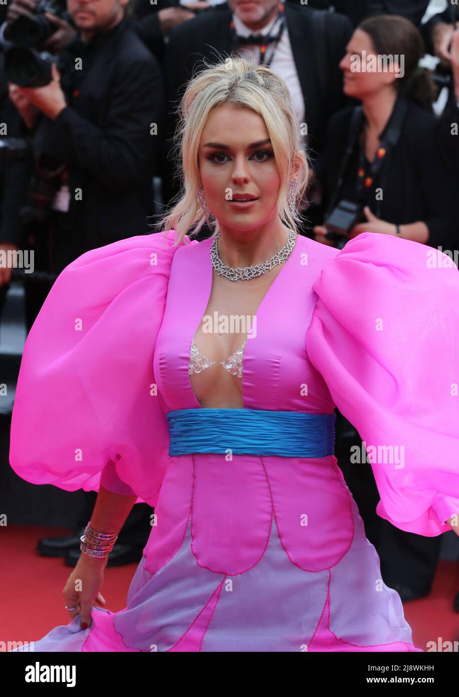 Cannes, France. 18th May, 2022. Tallia Storm arriving on the red carpet