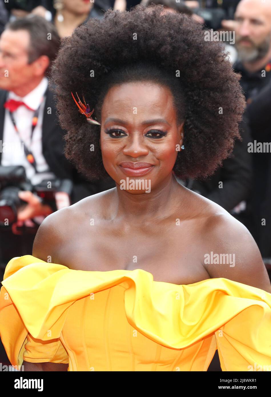 Cannes, France. 18th May, 2022. Viola Davis arriving on the red carpet