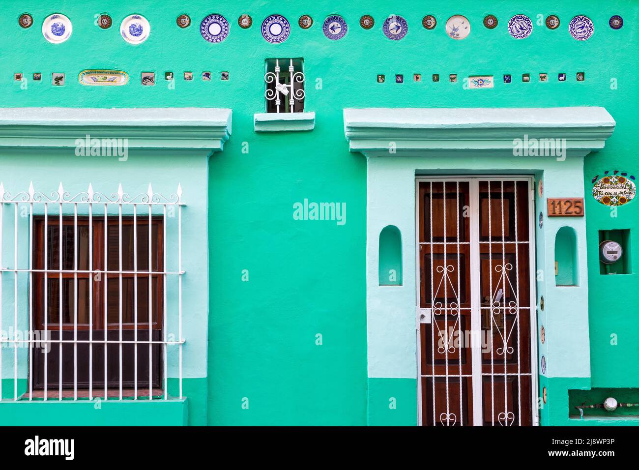Old Town architecture, Mazatlan, Sinaloa, Mexico Stock Photo