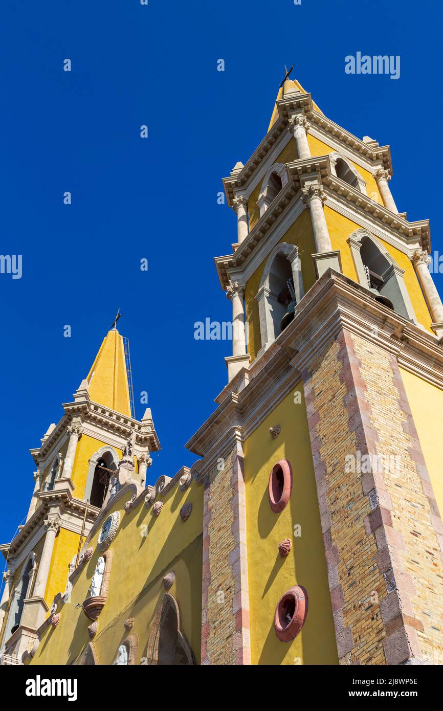 Cathedral Basilica in Old Town Mazatlan, Sinaloa, Mexico Stock Photo
