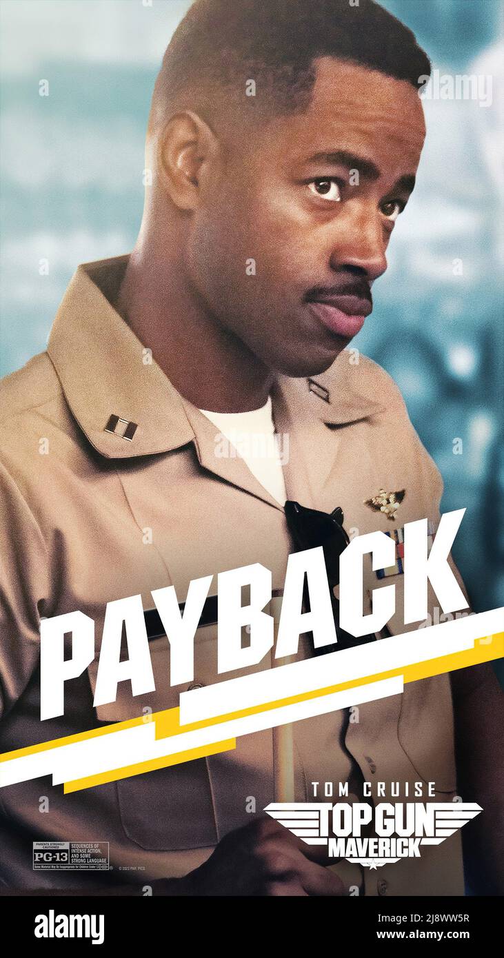 TOP GUN MAVERICK, (aka TOP GUN 2), US character poster, Jay Ellis