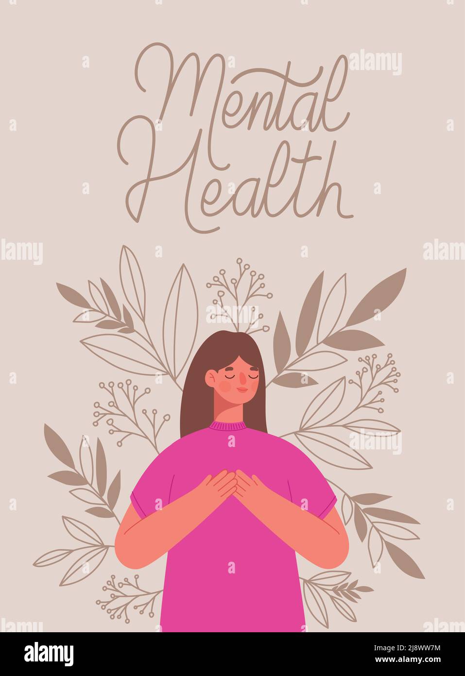 mental health poster Stock Vector Image & Art - Alamy