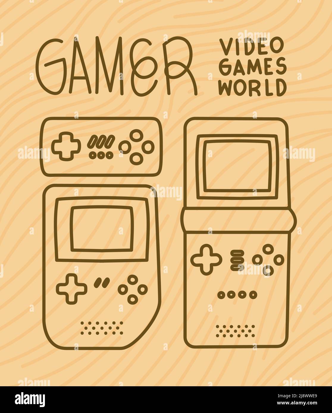 portable video games consoles Stock Vector Image & Art - Alamy