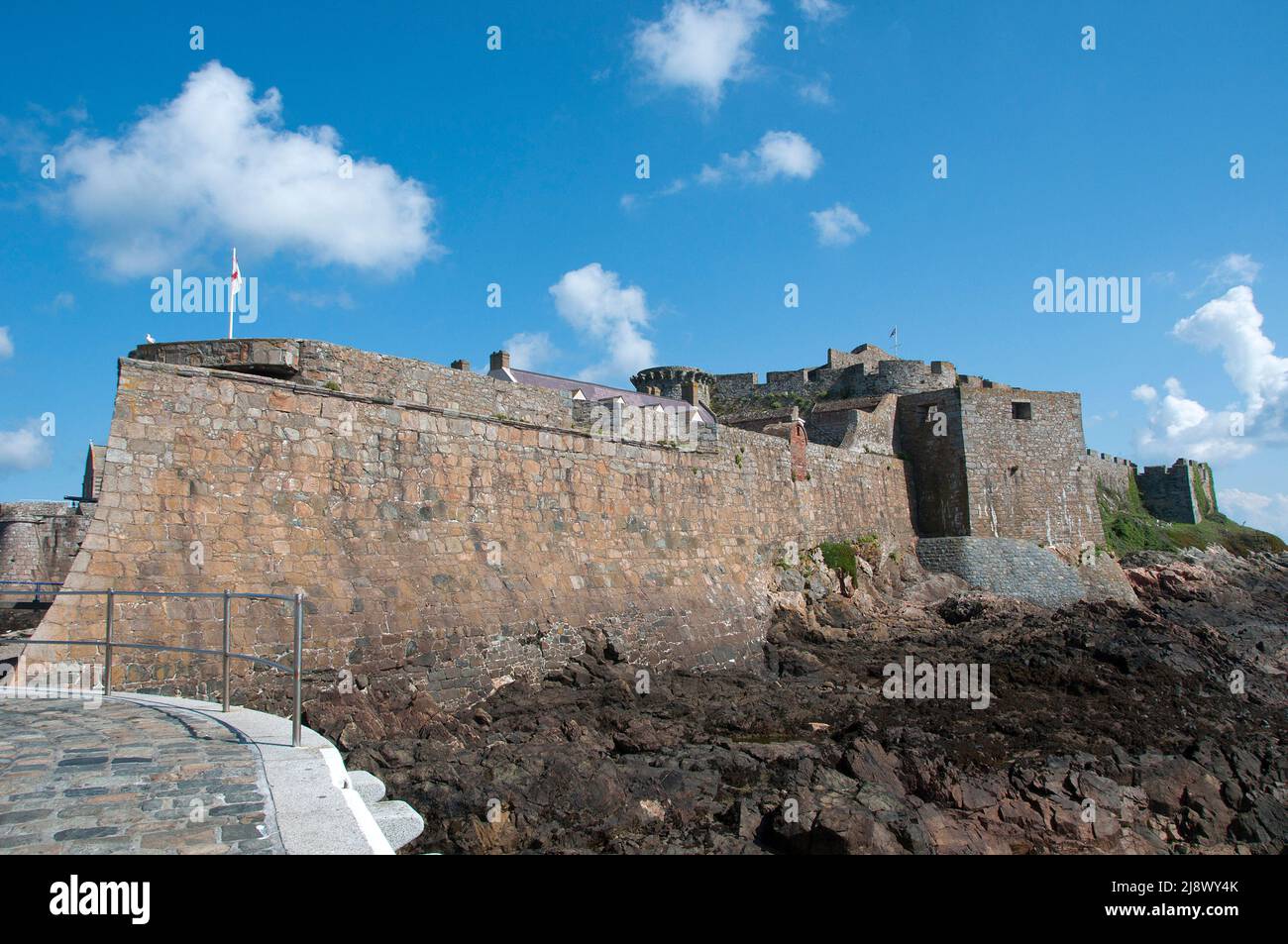 Castle Saint Peter Port Guernsey Stock Photo Alamy