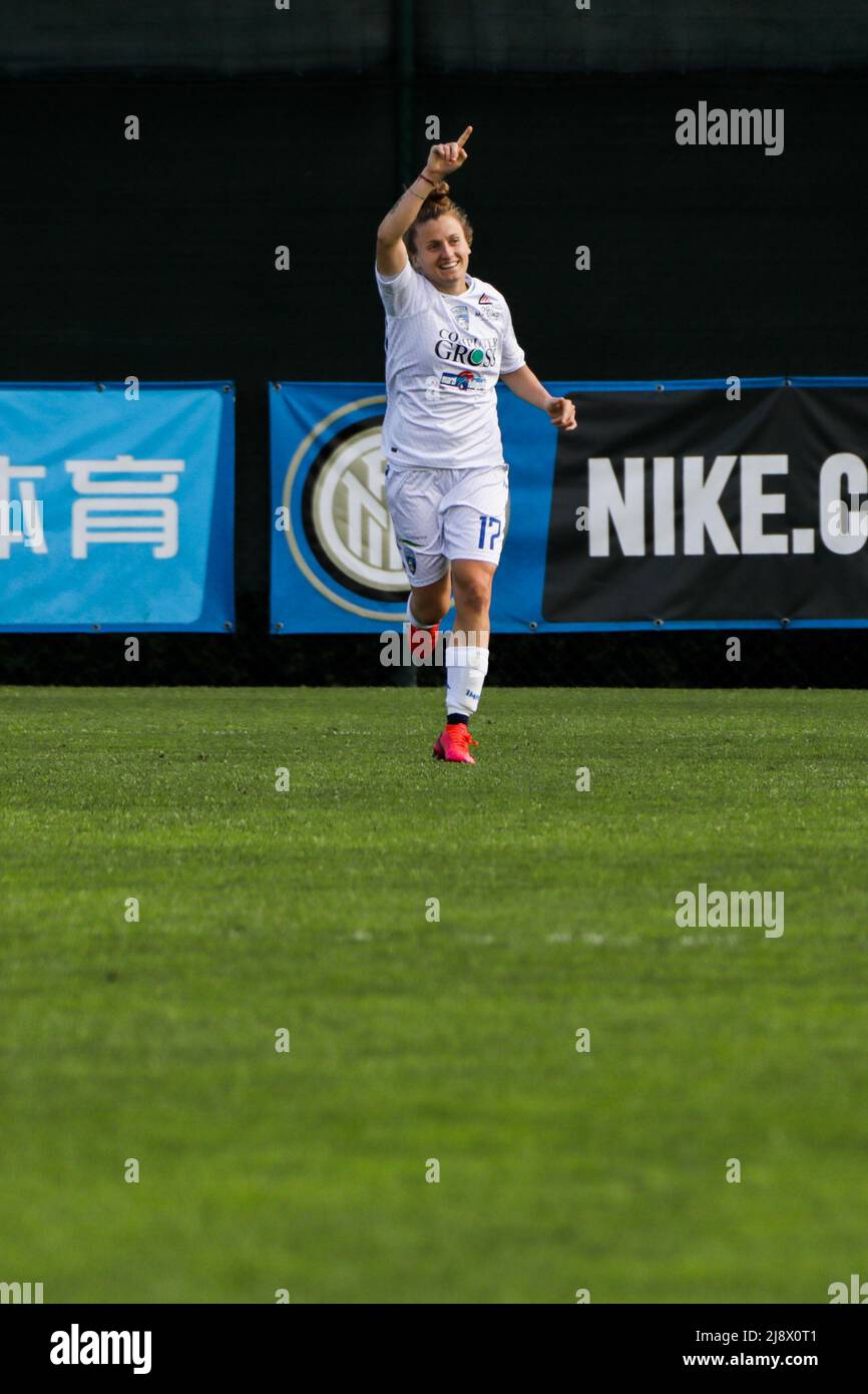 Women Serie A match between FC Internazionale and Empoli Ladies FBC at  Suning Youth Development Centre in memory of Giacinto Facchetti Featuring:  Arianna Acuti Where: Milan, Italy When: 02 May 2021 Credit: