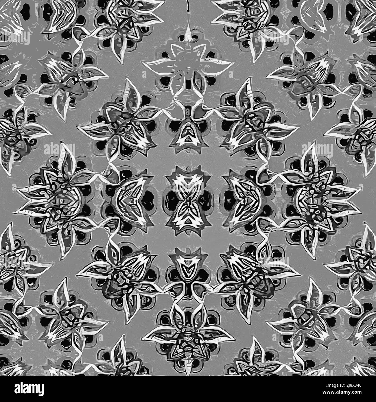 Textile and wallpaper patterns. A printable digital illustration work ...