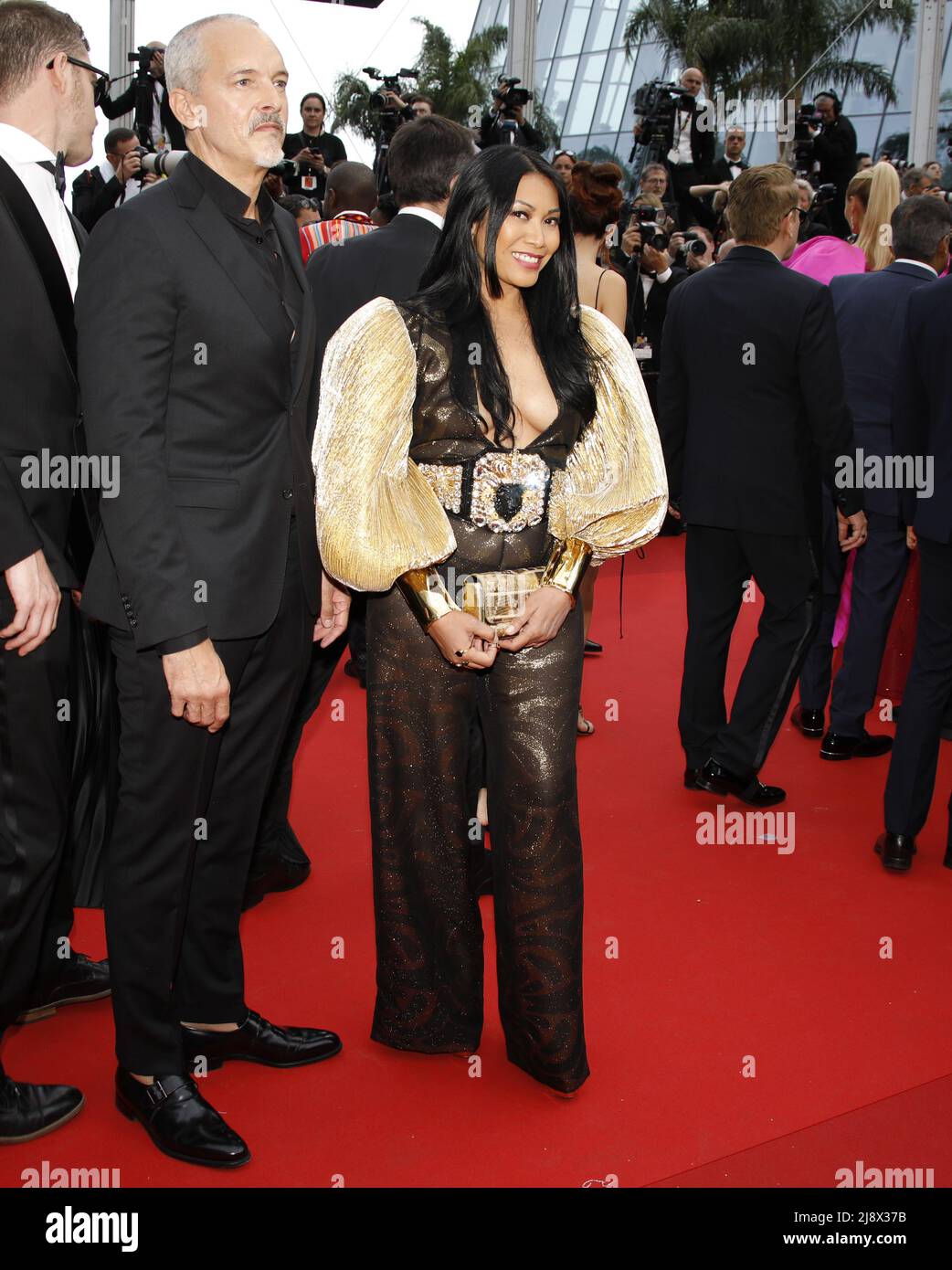 Cannes, France. 18th May, 2022. Anggun attends the screening of 'Top Gun: Maverick' during the 75th annual Cannes film festival at Palais des Festivals on May 18, 2022 in Cannes, France. Photo: DGP/imageSPACE/Sipa USA Credit: Sipa USA/Alamy Live News Stock Photo
