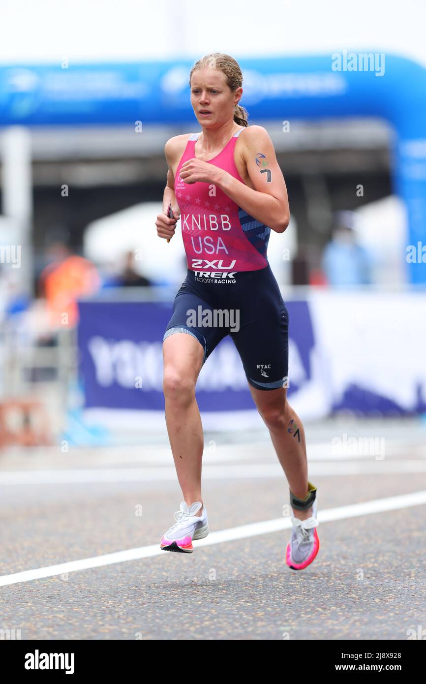 Yokohama, Kanagawa, Japan. 14th May, 2022. Taylor Knibb (USA) Triathlon