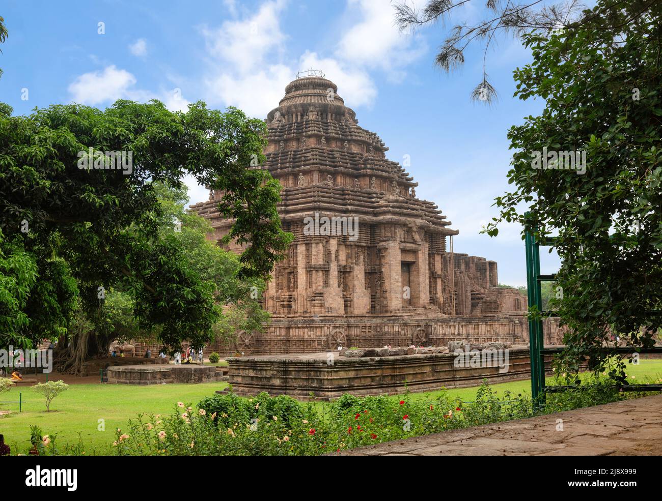 Konark Sun Temple - A UNESCO World Heritage site built in the 13th century at Puri Odisha, India. Stock Photo