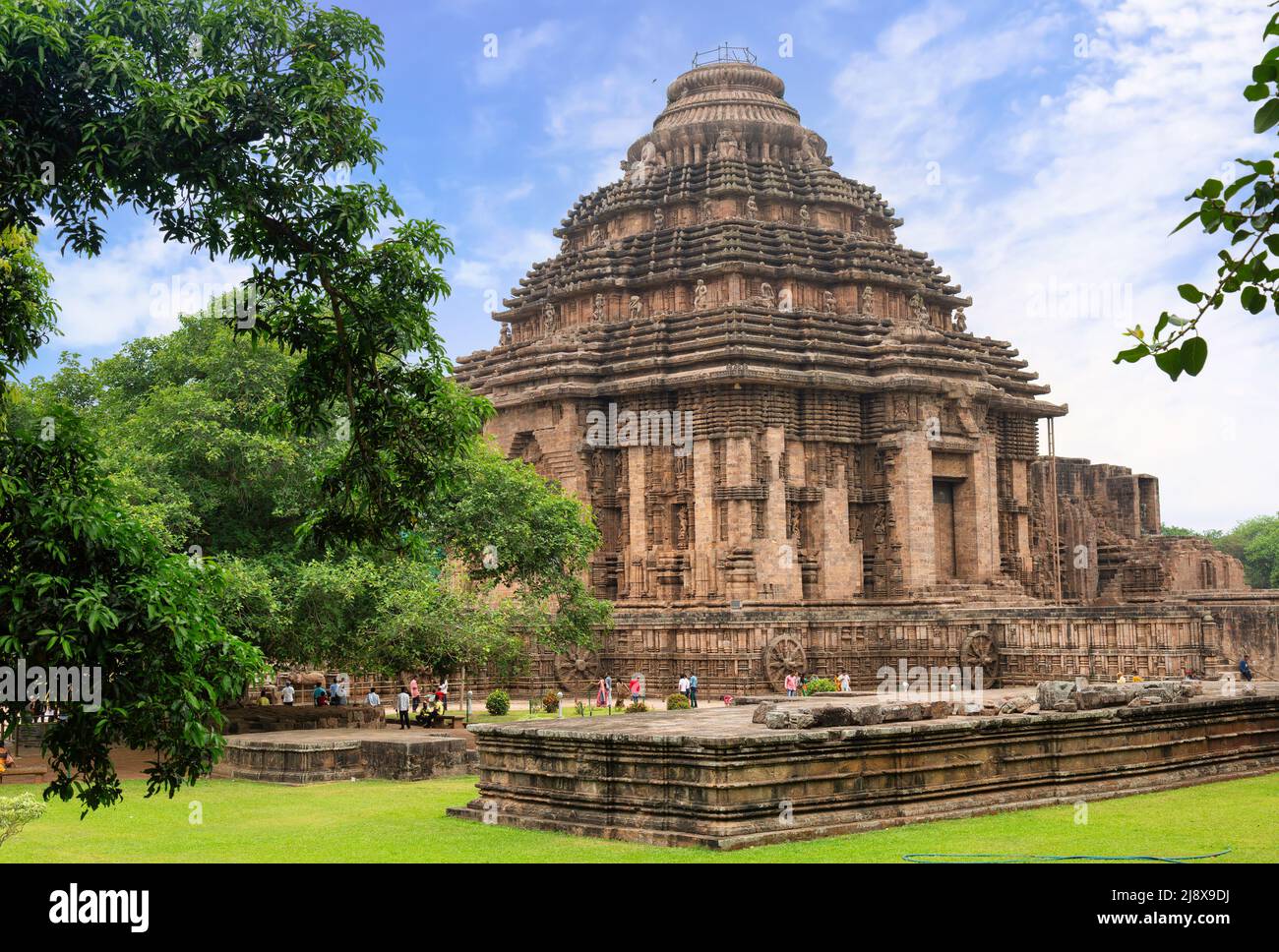 Konark Sun Temple - A UNESCO World Heritage site built in the 13th century at Puri Odisha, India. Stock Photo