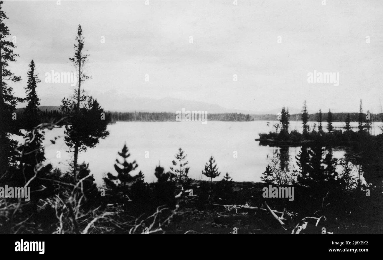 Pelican Lake from Bella Coola Trail Stock Photo Alamy