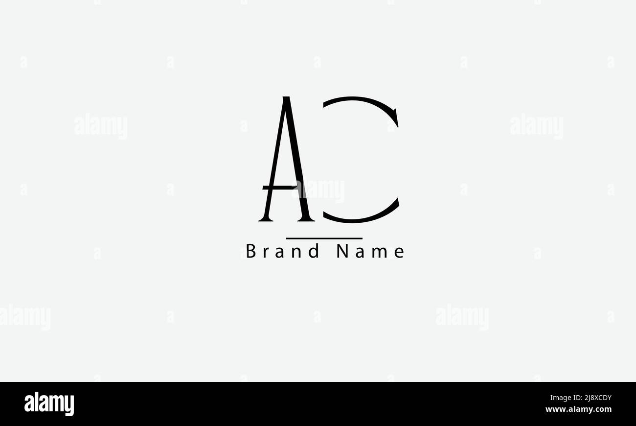 Alphabet letters Initials Monogram logo AC CA A C Stock Vector Image ...