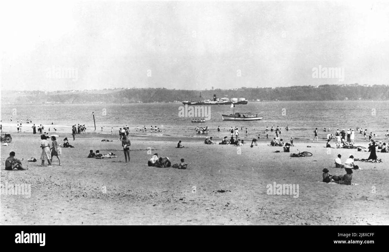 Anse au Foulon beach in 1945 Stock Photo Alamy