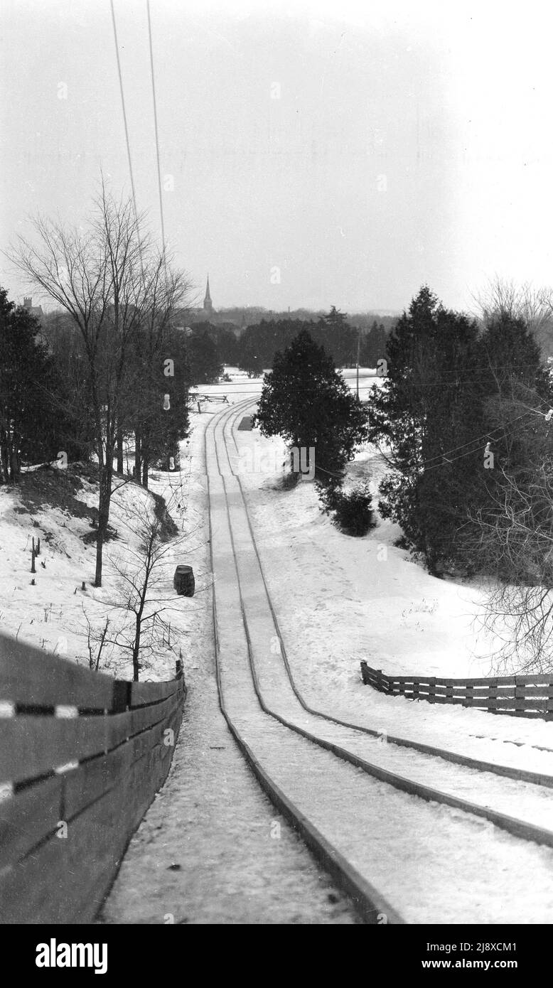 Toboggan slide, Mar. 11, 1911 Stock