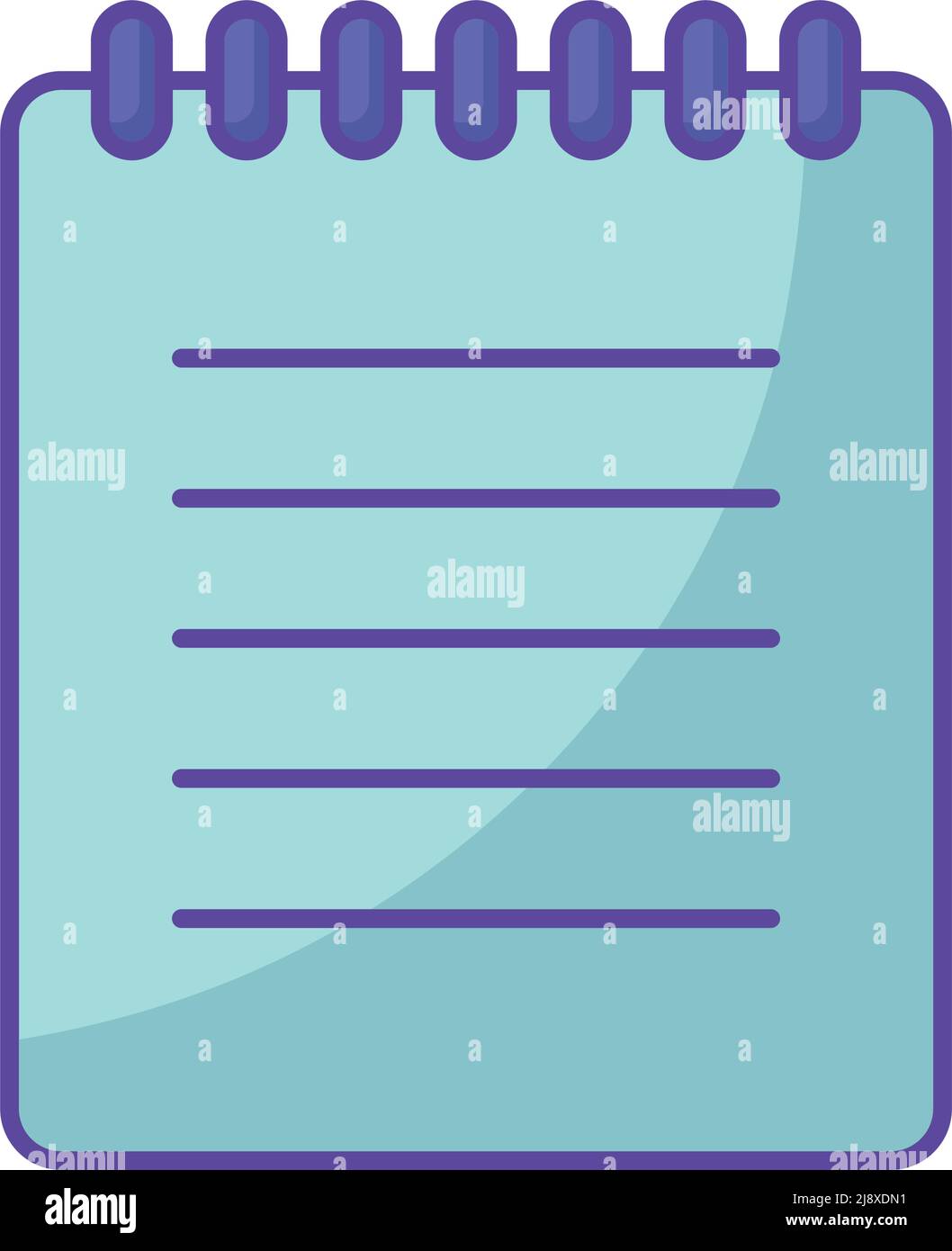 blue notepad design Stock Vector Image & Art - Alamy