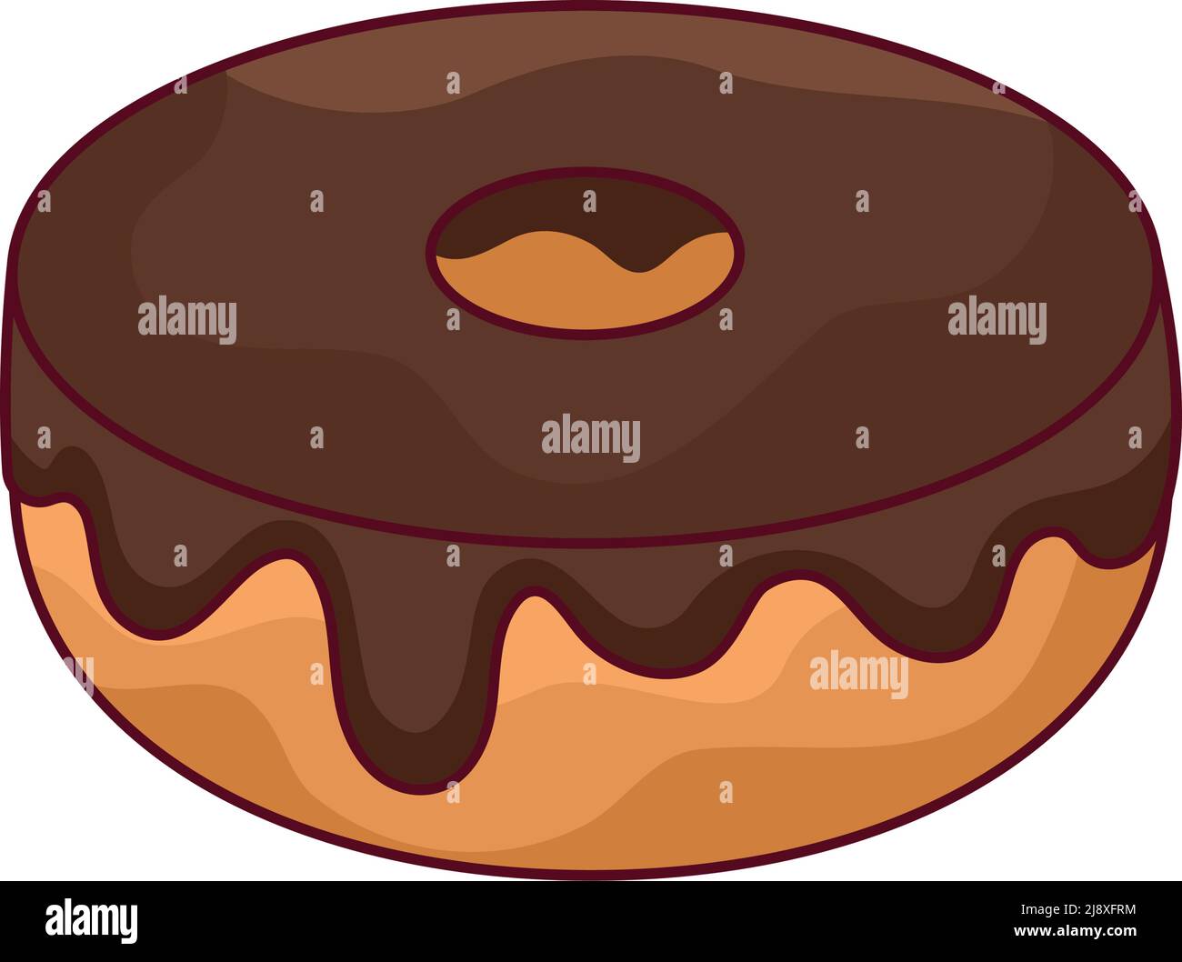 chocolate donut design Stock Vector Image & Art Alamy