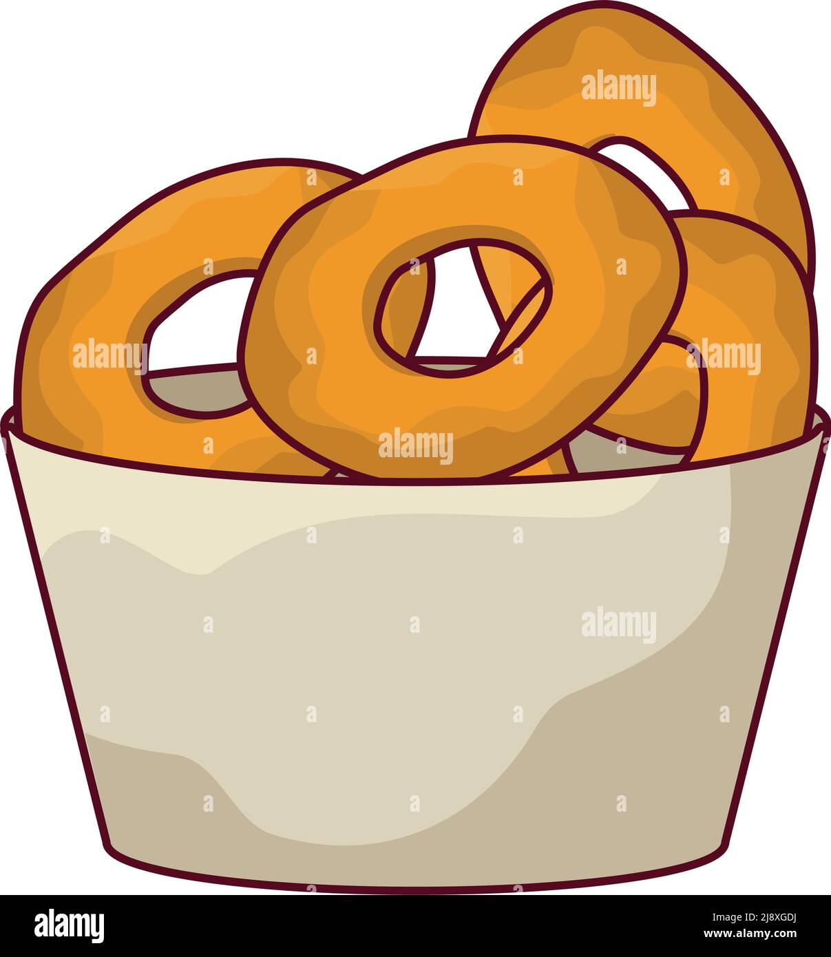 Crunchy onion Stock Vector Images - Alamy