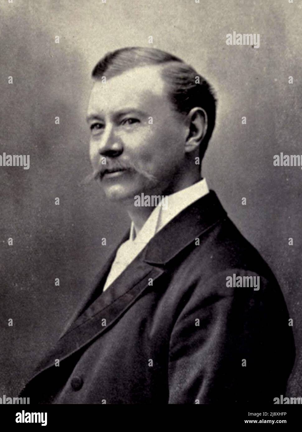 William Stuart Taggart, Canadian artist  ca.  1896 Stock Photo