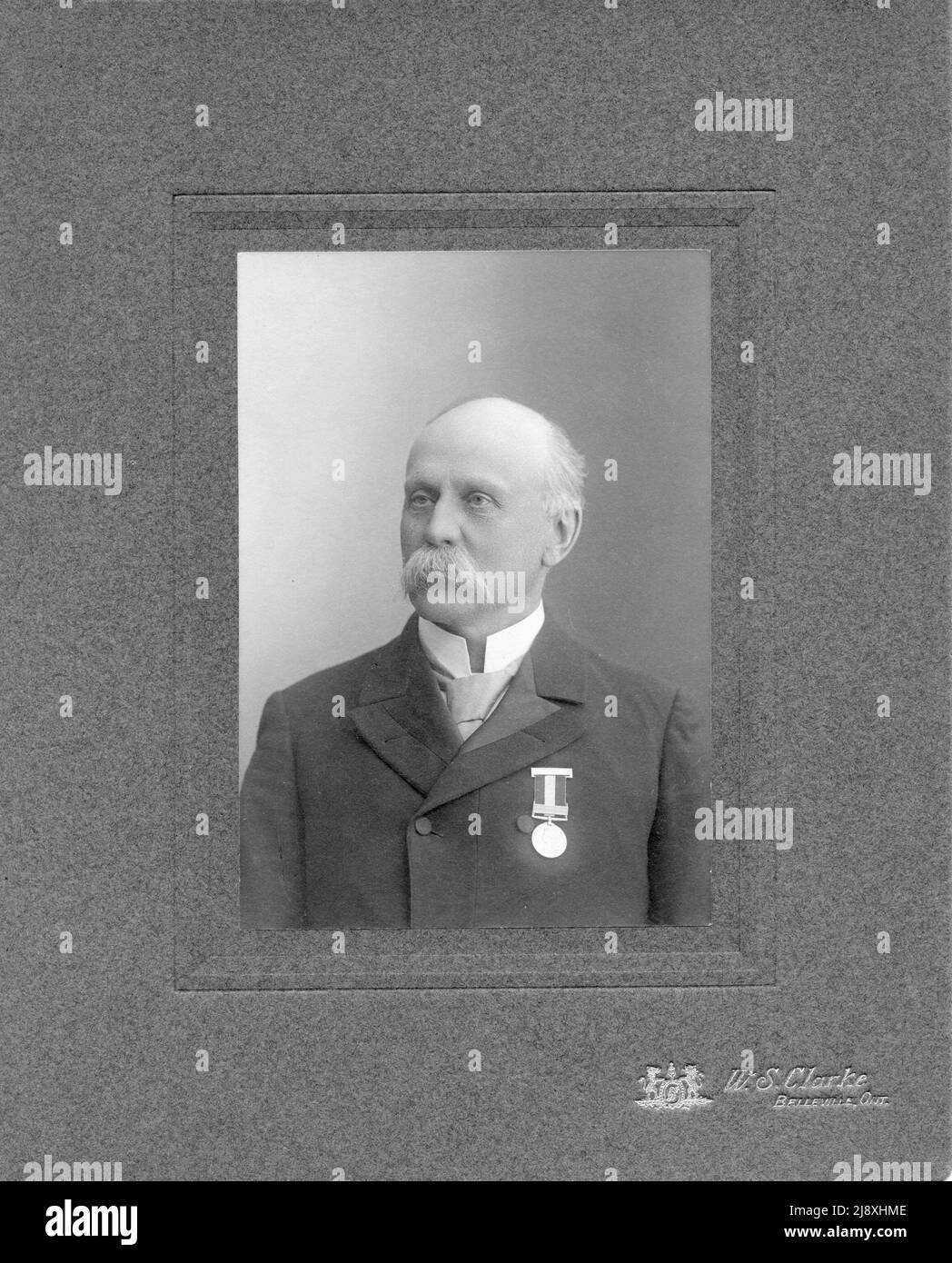 Lieutenant Colonel Robert Donaldson Croft Hulme (1843-1908)  ca.  1905 Stock Photo