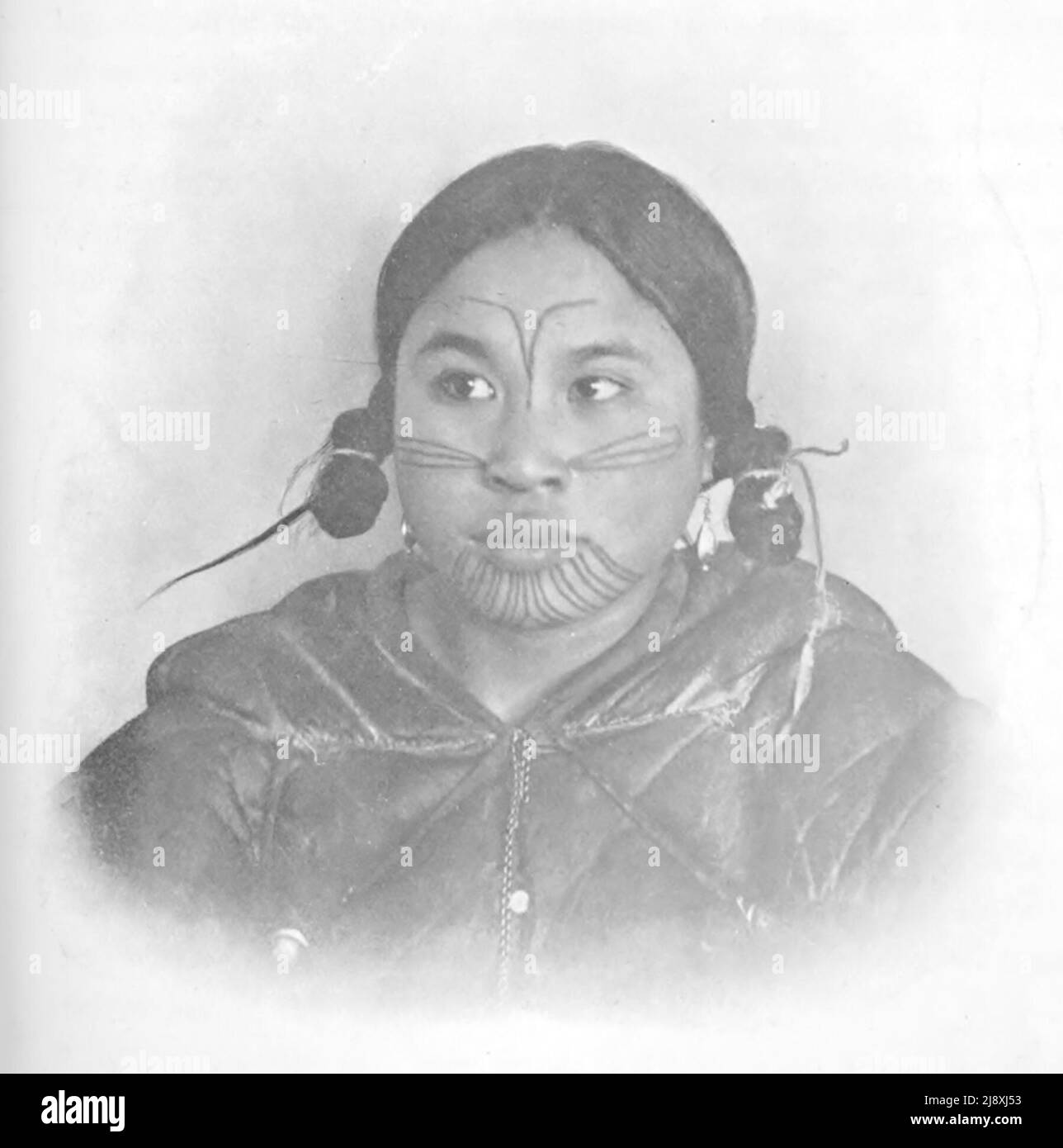 Nechillik Woman  ca.  1904 Stock Photo