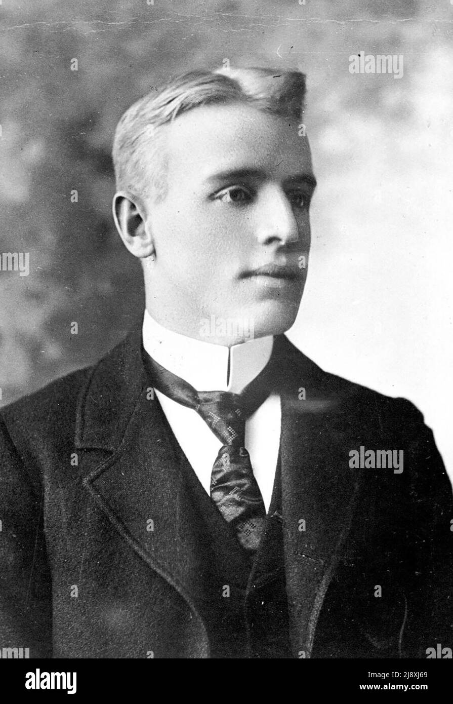 Portrait of William Aberhart a portrait of the Premier as a young man
