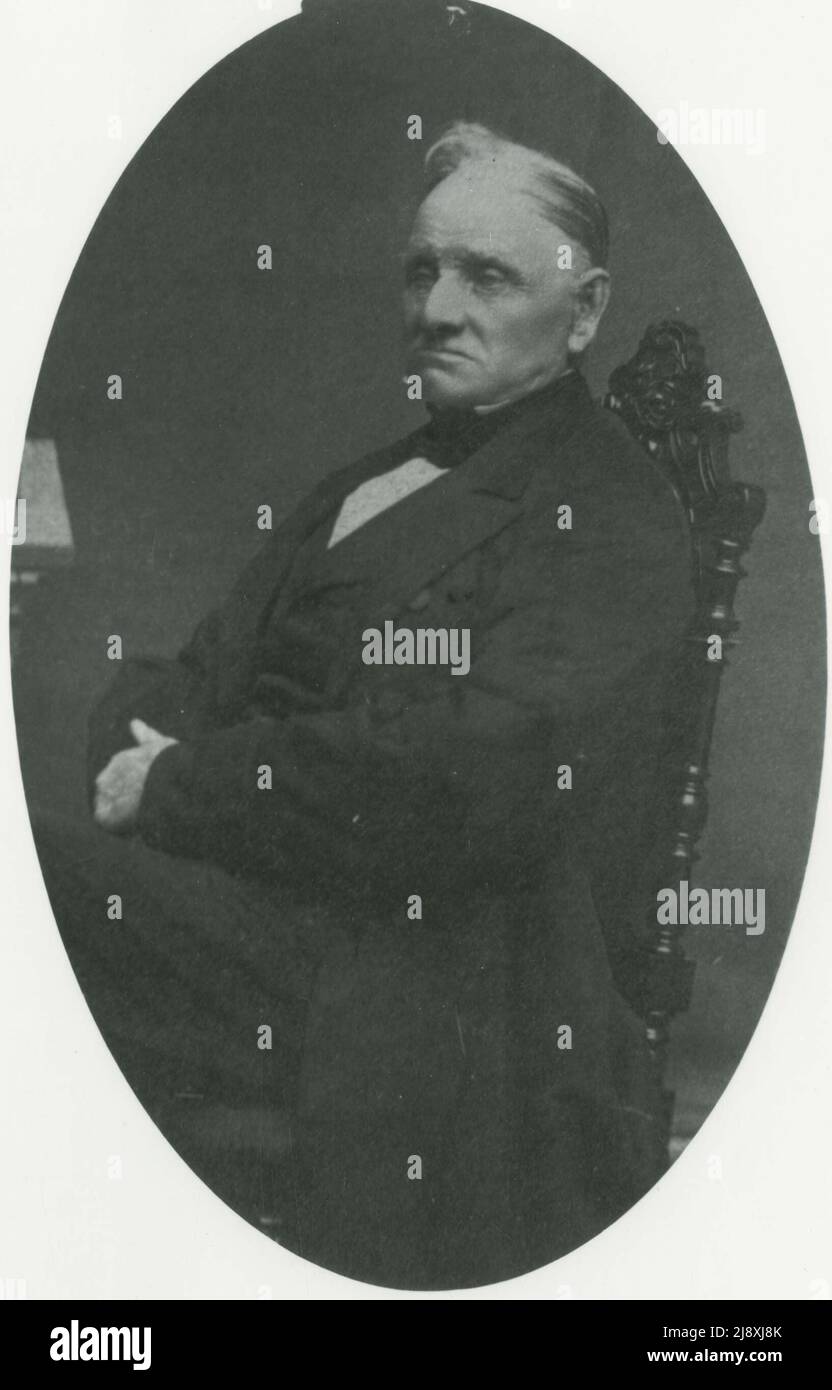 Enos Collins  ca.  1870 Stock Photo