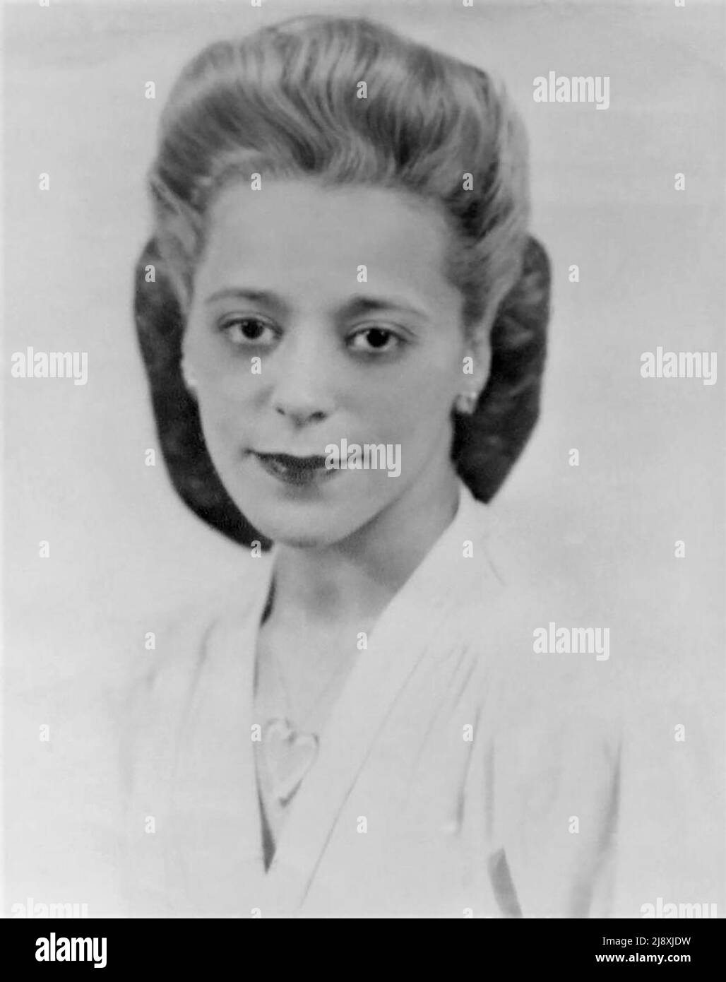 Viola Irène Desmond, recognized for her activism against racial segregation  ca.  1940 Stock Photo