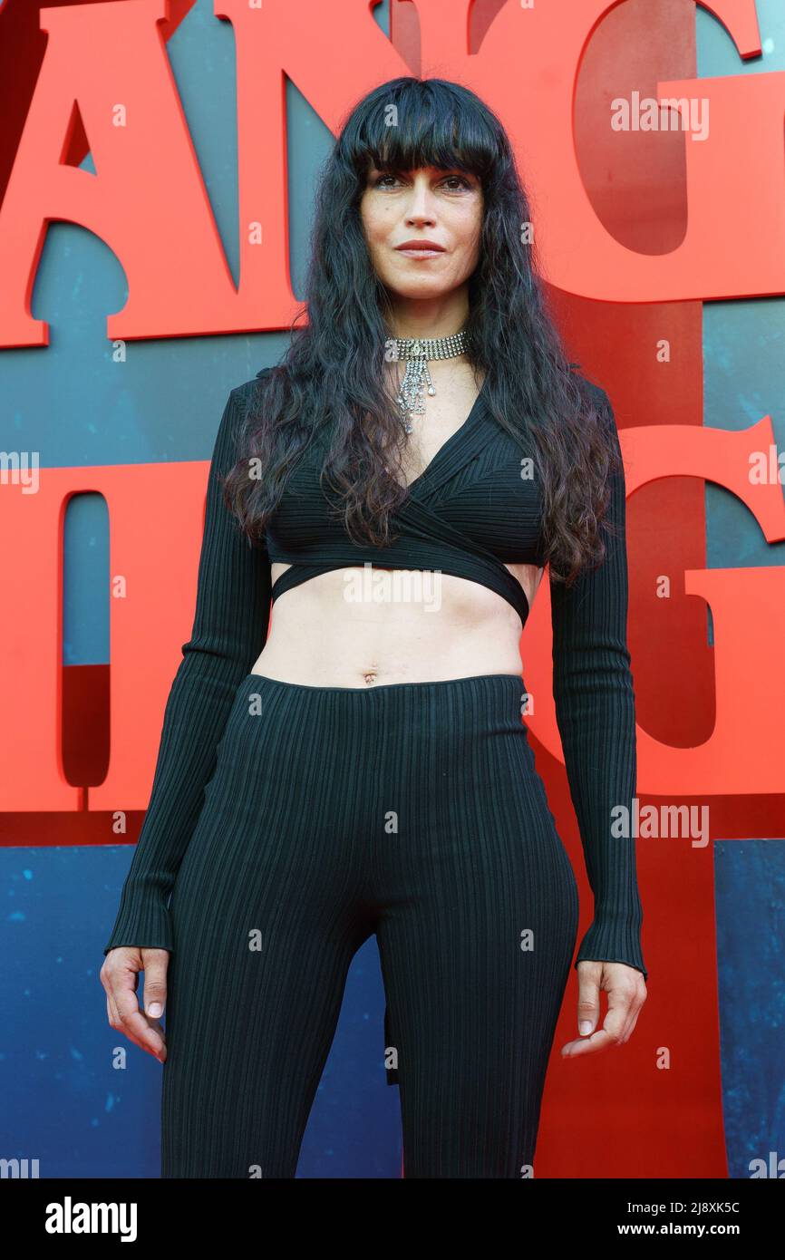 Madrid, Spain. 18th May, 2022. Nerea Barros attends the premiere of 'Stranger Things' season 4 at the Callao Cinema. Credit: SOPA Images Limited/Alamy Live News Stock Photo
